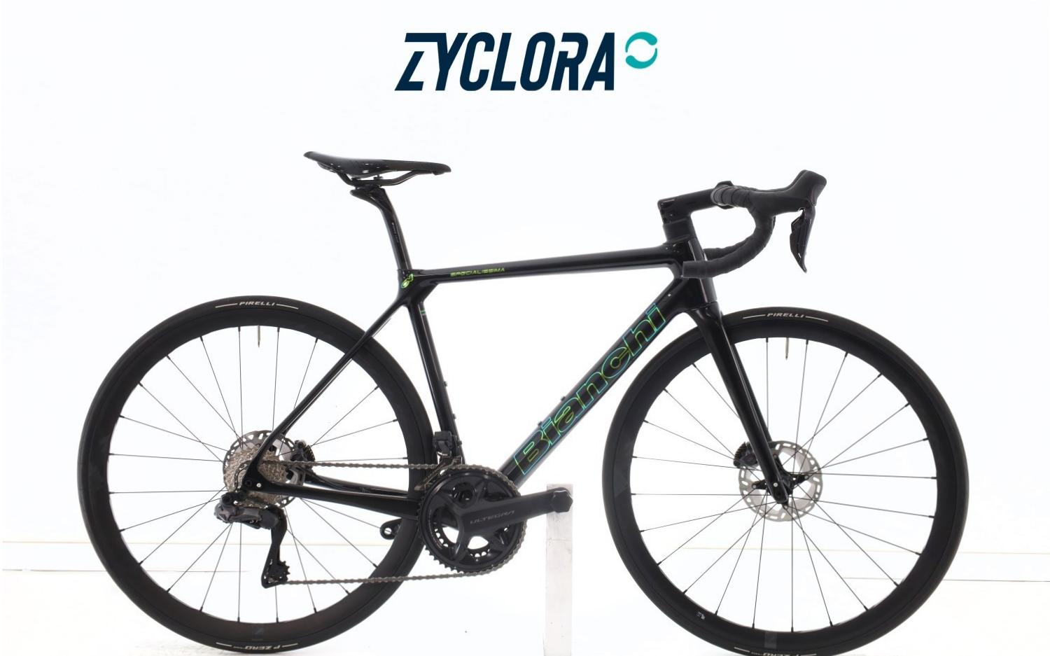 Bici da corsa Bianchi Zyclora ·  Specialissima Carbonio Di2 12V, Usata, 2024, Barcelona