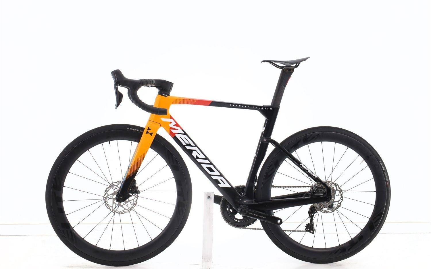 Bici da corsa Merida Zyclora ·  Reacto 5000 Bahrain Mclaren Carbonio Di2 12V, Usata, 2022, Barcelona